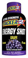 Stacker 2 Extra Strength Energy Shots, Grape, 2 Ounce