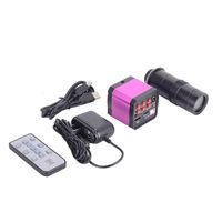 HAYEAR 14MP Full HD HDMI USB Industry Digital C-Mount Electronic Microscope Camera + 100x Zoom C-Mount Lens