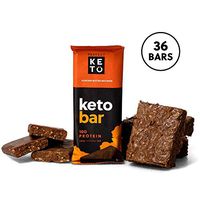 Perfect Keto Bars - The Cleanest Low Carb Keto Snacks with Collagen and MCT. No Sugar, Keto Diet Friendly - 3g Net Carbs, 19g Fat, 10g protein - Keto Diet Food Dessert (Almond Butter Brownie, 36 Bars)