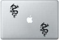 Dragon Chinese Cool ArcDecals78601708 Set Of Two (2x) , Decal , Sticker , Laptop , Ipad , Car , Truck