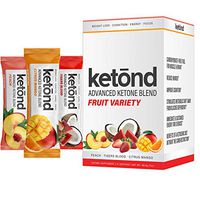 Ketond Advanced Ketone Supplement — Best Ketone Weight Loss Supplement — Citrus Mango, Tigers Blood, Peach (15 Stick Packs)