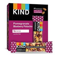 KIND 17221 Plus Nutrition Boost Bar, Pom. Blueberry Pistachio/Antioxidants, 1.4 oz, 12/Box