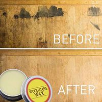 Luonita Wood Furniture Cleaner and Polish ，0.7 oz Wax Wood Polish and Conditioner Traditional Furniture, Natural Wood Polish with Beeswax Solid Wood Nutrition Wax Wood Maintenance (4 Pack)