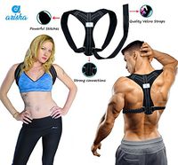 Posture Corrector for Men & Women- Comfortable and Adjustable Posture Trainer with Back Support Brace | Works for Shoulder, Neck Pain Relief & Posture