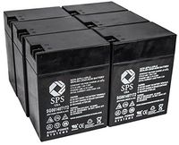SPS Brand 6V 14 Ah Terminal T1T2 Replacement Battery for Teledyne Big Beam 2CL6S20 (6 Pack)