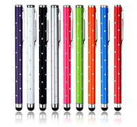 Stylus Touch Screen Cellphone Tablet 9 Pack Bling for iPhone 5 5S 5C 4 4S 3G 3GS 6s Plus 7S iPod Touch iPad 2 3 4 Air Sony Playstation PSP PS VITA Motorola Xoom, Samsung Galaxy Playbook