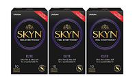 LifeStyles SKYN Elite Condoms, 3 Boxes (10 Condoms)