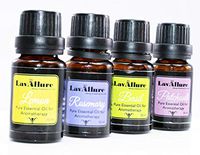 Essential Oil Kit For Focus- Rosemary, Basil, Lemon, and Patchouli