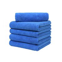 CARCAREZ Microfiber Towels for Cars - 16x16 inch Lint Free Car Microfiber Towel - 5 Pack - 380gsm Microfiber Detailing Towels