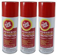 Fluid Film TPAS11 Powerful Rust & Corrosion Protection, Penetrant and Lubricant for Corrosion Control, Penetration, Metal Wetting and Water Displacement, 11.75 Ounce (3 Aerosol Spray Cans)