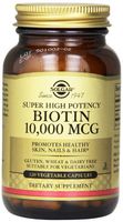Solgar Biotin Vegetable Capsules, 10,000 mcg, 120 Count (Pack of 3 (120 ct ea))
