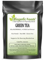 Green Tea - 95% POLYPHENOLS / 45 EGCG Leaf Fine Powder Extract (Camellia sinensis), 1 kg