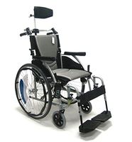 Karman Healthcare 25 Pounds S-115 Quick Release Silver with Headrest, Pearl Silver, 25 Pound