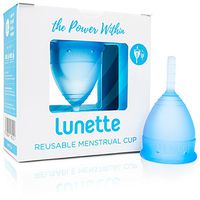 Lunette Menstrual Cup - Blue - Reusable Model 1 Menstrual Cup for Light Flow
