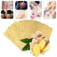 50Pcs Herbal Ginger Patch, Promote Blood Circulation, Relieve Pain and Improve Sleep, one of The Best Natural Solution for Lymphatic Drainage, Body Pain, migraine, Joint Pain and Stomach Bloating