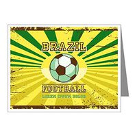 Note Card Brazil Football Soccer Lorem Ipsum