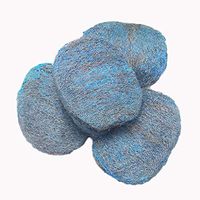 JD Home Steel Wool and Fiber Scouring Pad, Stainless Steel Scrubber, Non Scratch Tough and Durable Non-Scratch for Non-Stick Cookware