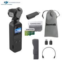 DJI Osmo Pocket Gimbal 3-Axis Stabilized Handheld Camera with 256GB SD Card Supports 4K Video