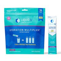 Liquid I.V. Hydration Multiplier, Electrolyte Powder, Easy Open Packets, Supplement Drink Mix (Acai Berry) (16)