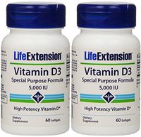 Vitamin D3 5000 Iu Life Extension 60 Softgel X 2