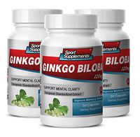 ginko biloba leaves - Ginkgo Biloba Leaf Extract 50:1 120mg - promote sexual desire and performance with Pure Ginko biloba natural supplement (3 bottles 150 capsules)