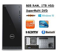 Flagship Model Dell Inspiron i3650 Premium High Performance Desktop, Intel Core i3-6100, 8GB RAM, 1TB HDD, WIndows 10