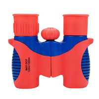 Kids Binoculars 8x21Binoculars Kids Toy Binoculars Boy/Girls Mini Lightweight Children Binoculars Folding Binoculars Outdoor Birthday Red