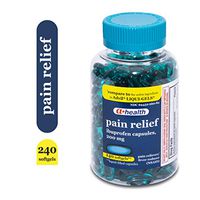 A+Health Ibuprofen 200 Mg Softgels, Pain Reliever/Fever Reducer (NSAID), Made in USA, 240 Count