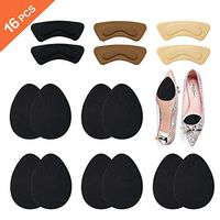 16 PCS Anti-Slip Stick Pad for Shoes, Upgraded Non-Slip Shoes Pads & Heel Cushion Pads, Keep High Heels/Shoes from Slipping and Shoe Pads for Preventing Heel Slipping, Rubbing