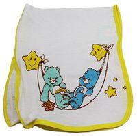 American Greetings Yellow Care Bears Baby Star Hammock Burp Cloth