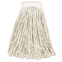 Rubbermaid V156 Economy Cotton Mop Heads Cut-End White 16 oz 5-In White Headband