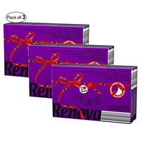 Renova Purple and White Pocket Tissues with Lavender Scent (Pack of 3)