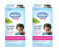 Hyland's Baby Cough Syrup, Natural Cough and Cold Relief, 4 Ounce (Pack of 2)