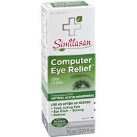 Similasan Computer Eye Relief Eye Drops .33-Ounce Bottles (Pack of 3), for Temporary Relief from Tired Eyes, Aching Eyes, Eye Strain, Burning or Redness from Computer Use