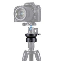 HEGUANGWEI Camera Mount 3/8 inch Thread Dome Professional Tripod Leveling Head Base with Bubble Level Photography