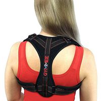Posture Corrector for Women and Men by GYMMEE - Effective and Comfortable to Wear, Adjustable Upper Back Straightener Brace - Provides Back, Neck and Shoulder Pain Relief