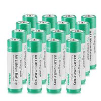 AA Lithium Battery 16 Pack, Enegitech 3000mAh 1.5V Double A Long-lasing Li Ion Battery Non-Rechargeable - Flashlight - Solar Lights - Remote Control