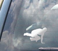 Parkour Free Runner Macbook 5" Chrome Vinyl Sticker Decal Mac Apple Laptop iPad
