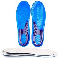 1 Pair Silicone Orthotic Shoe Inserts for Women - Contoured Insoles are Ideal for Workouts, Walking, Running, etc. Supports Arch & Heel. Insole is Size 9 and can be Cut to Size 6, 7 or 8.