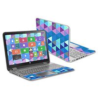 Mightyskins Skin Compatible with Hp Envy X360 15.6" - Purple Kaleidoscope | Protective, Durable, and Unique Vinyl Decal Wrap Cover | Easy to Apply, Remove, and Change Styles | Made in The USA