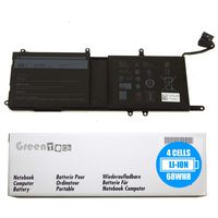 GreenTech New 44T2R Replacement Battery for Dell Alienware 15 R3, Dell Alienware 15 R4, Dell Alienware 17 R4, Dell Alienware 17 R5 - GreenTech Li-Ion 15.2V 68Whr 4 Cell Battery 546FF, HF25D