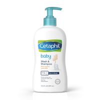 Cetaphil Baby Wash & Shampoo with Organic Calendula, 13.5 Fl. Oz