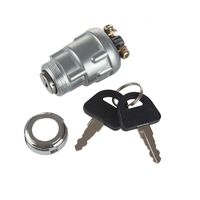 LARBI Ignition Starter Switch With 3 Position 3 Connection Terminal 2 keys for Car, Motorcycle, Tractor, Forklift, Truck, Scooter, Trailer, Agricultural,Modified Car, 50cc 90cc 110cc 125cc 150cc 25