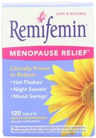 Remifemin Menopause Herbal Supplement, Estrogen Free, 120 Tablets (Pack of 3)