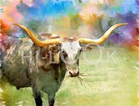 Hi-Look Microfiber Cleaning Cloth - Texas Longhorn