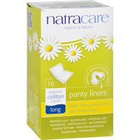 Natracare Panty Liners - Long - Wrapped - 16 Count