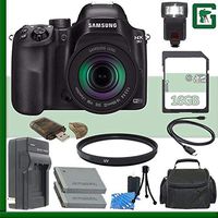 Samsung NX30 Mirrorless Digital Camera with 18-55mm f/3.5-5.6 OIS Lens + 16GB Green's Camera Bundle 2