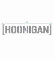 Hoonigan Large Die Cut CBar Premium Vinyl Sticker | 28" Die Cut Vinyl Decal | This is it, Our Iconic Slap. Show Some Love to Your Bumper, Laptop, Skate Deck, Bike, Helmet, and More.