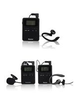 Wireless Tour Guide System for Tour Guiding Simultaneous Translation Meeting Museum Visiting Coaching Education Guide Church Assistive Listening System Package (1 Transmitter + 2 Receivers)