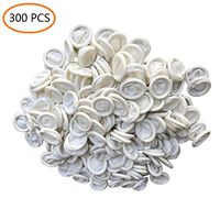 ANSLYQA Finger-Cots Latex Medium Disposable Finger Covers Anti Static Rubber Fingertips Protective for Electronic Repair, Painting, Jewelry Cleaning, Crafting Industrial Apply,300 PCS